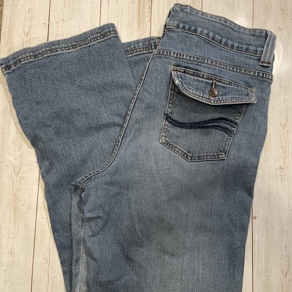 Lee Women's Jeans Size 14 - Flap Pocket Natural Bootcut Just Below The Waist0 - Picture 12 of 13
